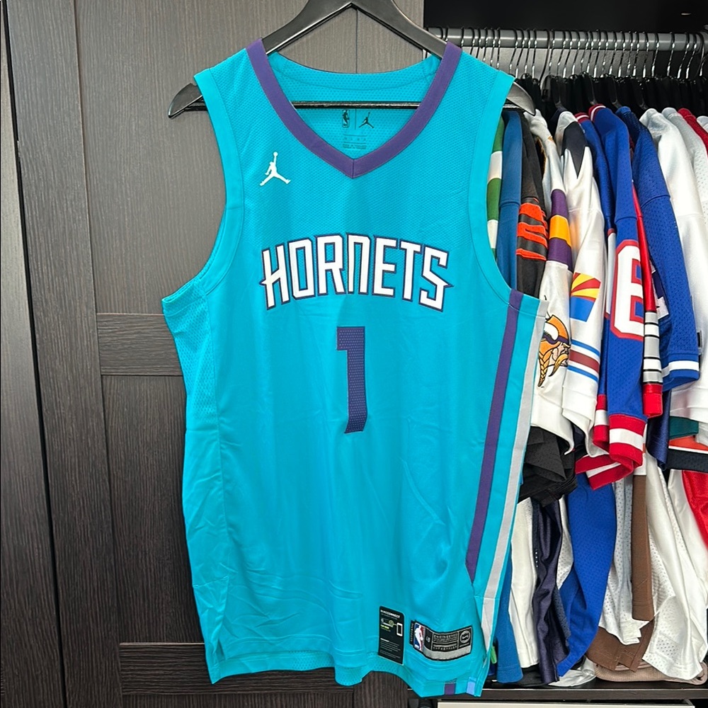 LaMelo Ball Charlotte Hornets Jordan Brand Authentic Jersey - Icon Edition